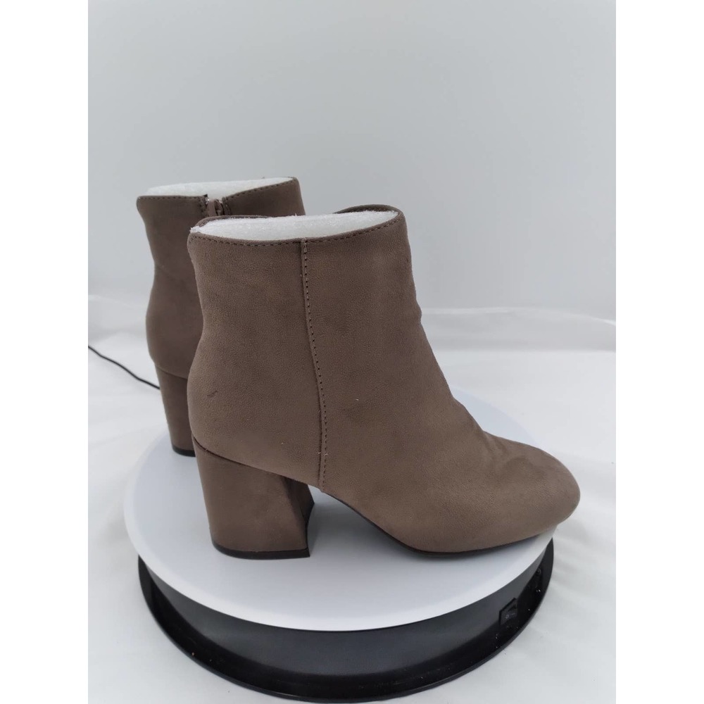NIB MOODY-1 SQUARE TOE BOOTIE Brushed Faux Suede by Bamboo size 5.5